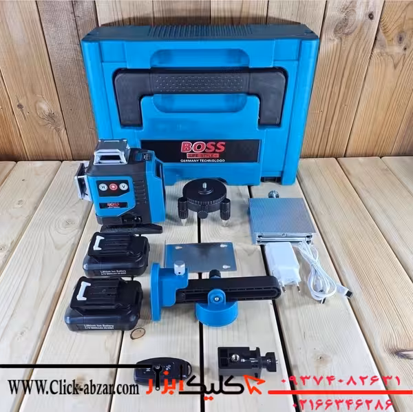 تراز لیزری 16 خط نور سبز باس مدل BOSS-16LINE