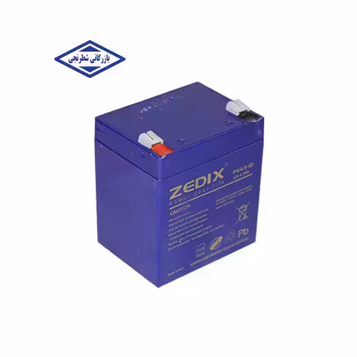 باتری 12 ولت 4.5 آمپر یو پی اس زدیکس