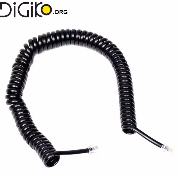 کابل فنری تلفن ثابت