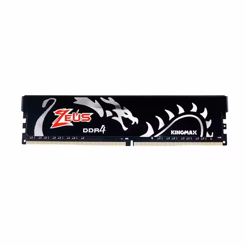 رم کامپیوتر کینگ مکس مدل KingMax Zeus Dragon Single Channel CL17 DDR4 3200MHz 8GB با ظرفیت 8 گیگابایت