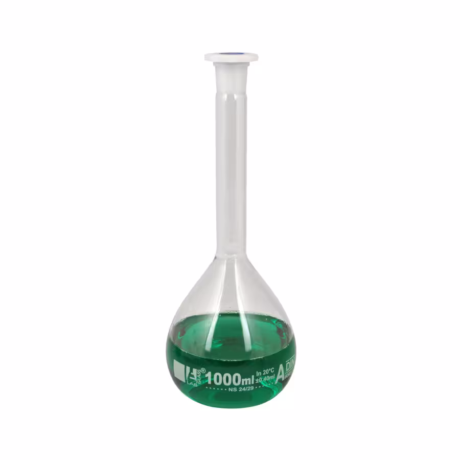 بالن ژوژه A درب پلاستیکی گواهی کالیبراسیون 250ml Eisco