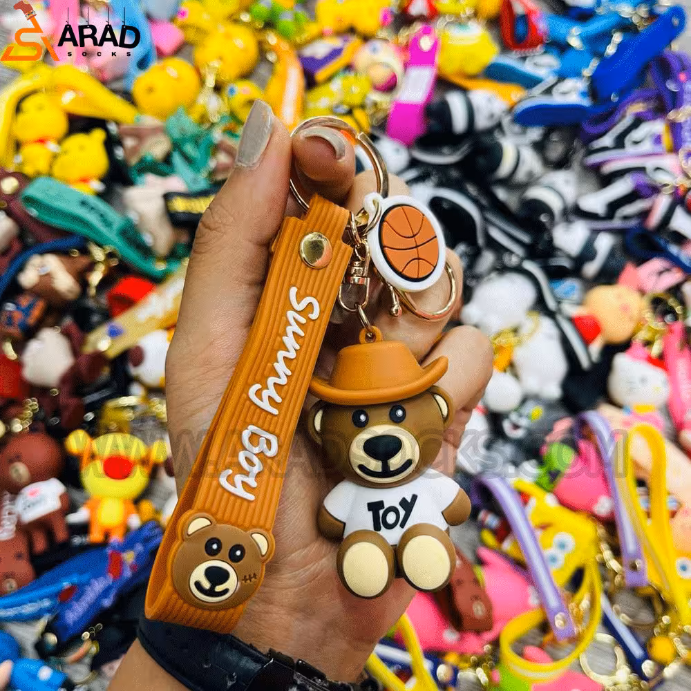 جاکلیدی سیلیکونی طرح خرس