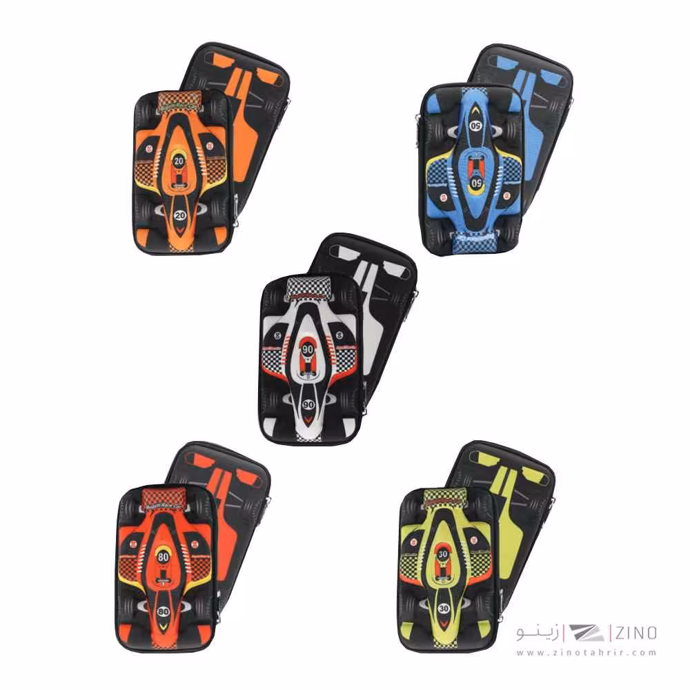 جامدادی تک زیپ هاردباکس برجسته تبلتی بوگاتی عرش کد273