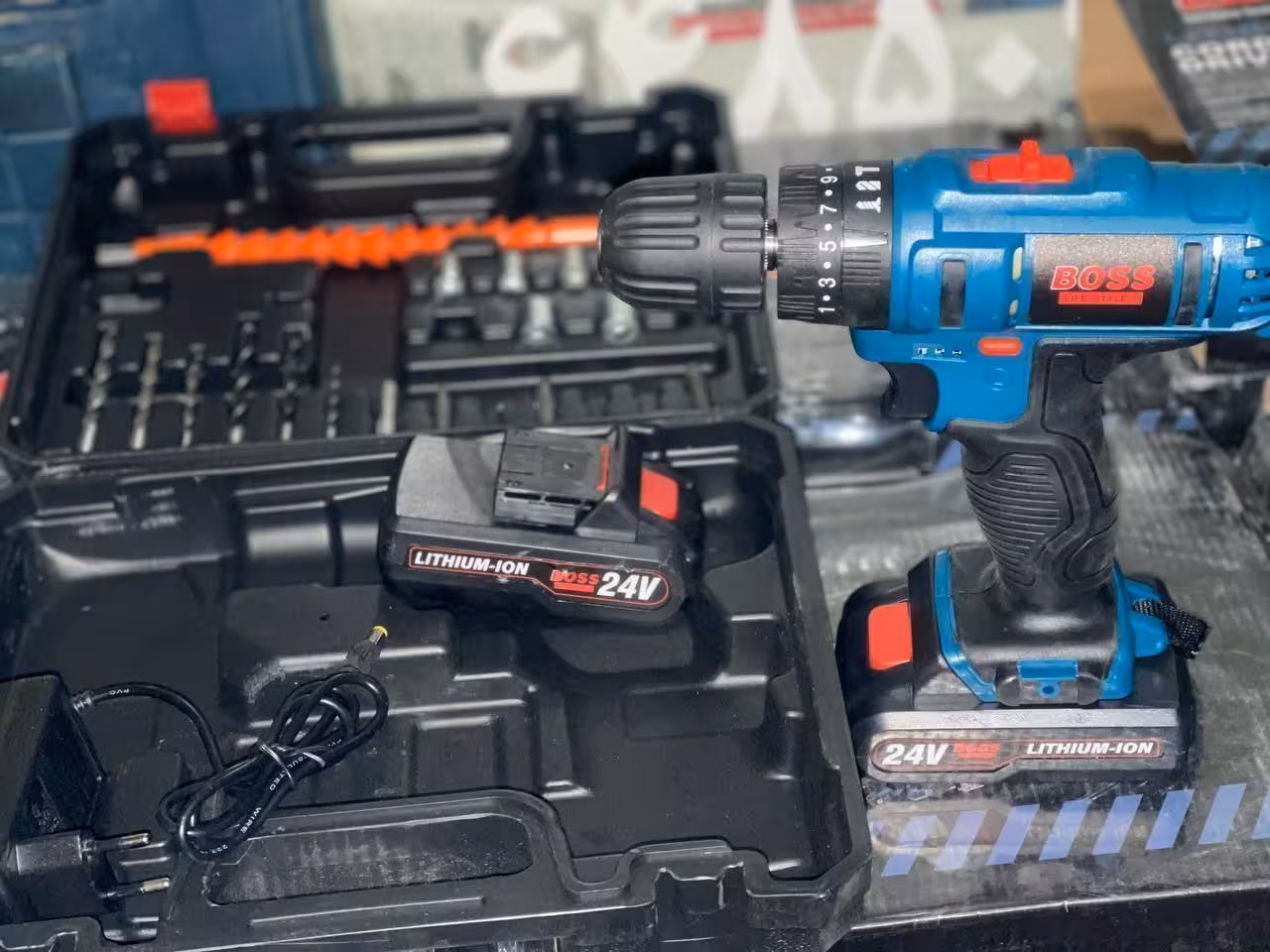 دریل شارژی 24 ولت باس مدل 24w