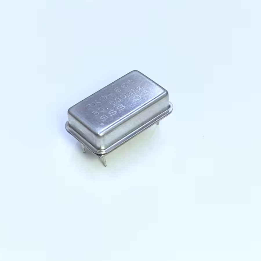 کریستال اسیلاتور 50.000MHZ پایه دار مستطیلی، بسته بندی DIP14