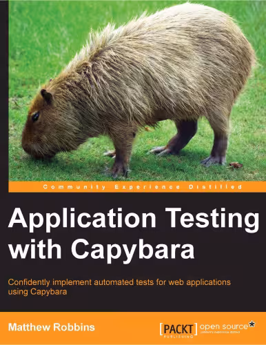 خرید و دانلود نسخه کامل کتاب Application Testing with Capybara