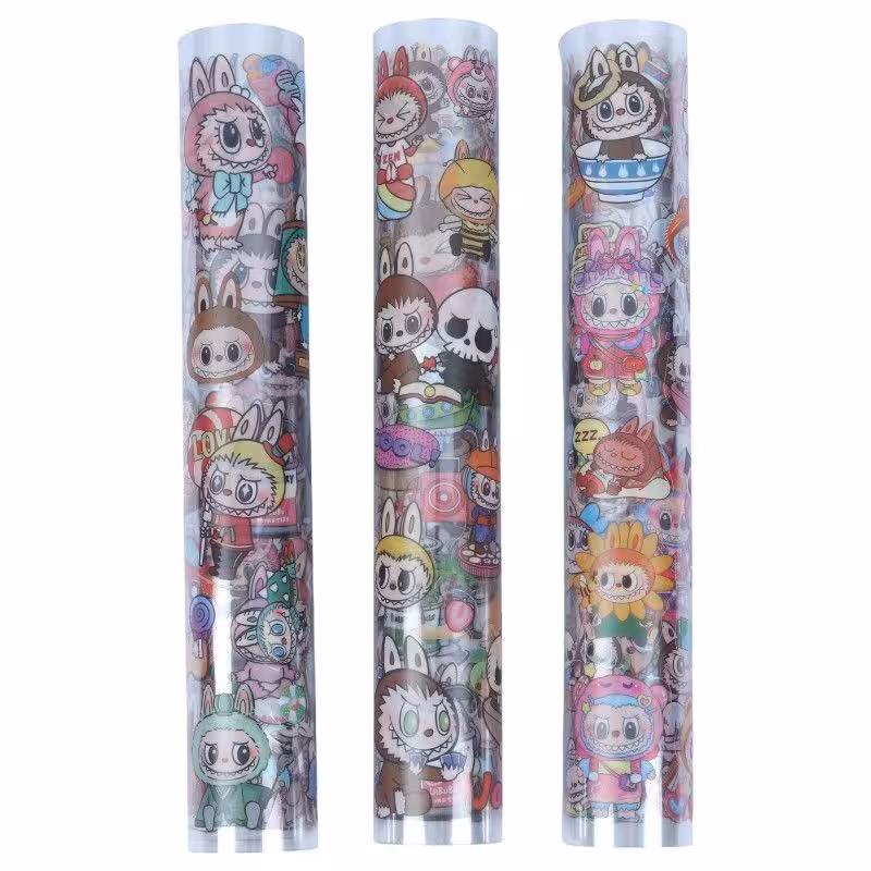 رول استیکر برچسب لوله ای لبوبو