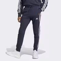قیمت و خرید شلوار سرمه ای، سفید آدیداس مدل ESSENTIALS FRENCH TERRY TAPERED CUFF 3-STRIPES JOGGERS اورجینال