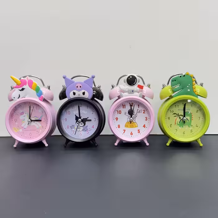 ساعت عقربه ای رومیزی عروسکی