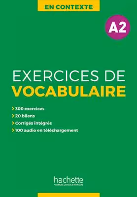 دانلود کتاب En Contexte - Exercices de vocabulaire A2   MP3   corrigés