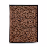 گلیم ماشینی دنیای فرش مدل ترنج