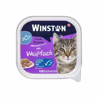 ووم گربه وینستون Winston با طعم ماهی سفید