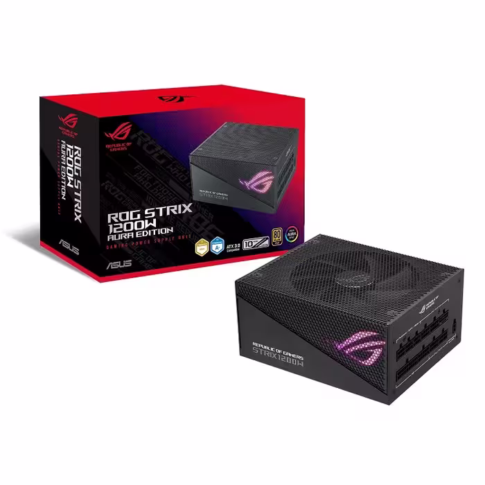 پاور ایسوس مدل ROG STRIX 1200W Gold Aura Edition Full Modular