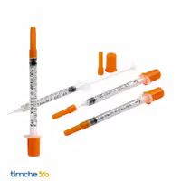 سرنگ انسولین یکپارچه یونی بادی حلما 0.1 سی سی بسته 10 عددی