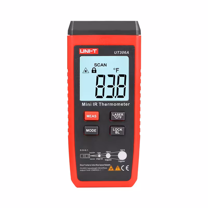 مینی ترمومتر مادون قرمز (حرارت سنج لیزری) 300 درجه یونیتی UNI-T UT306A