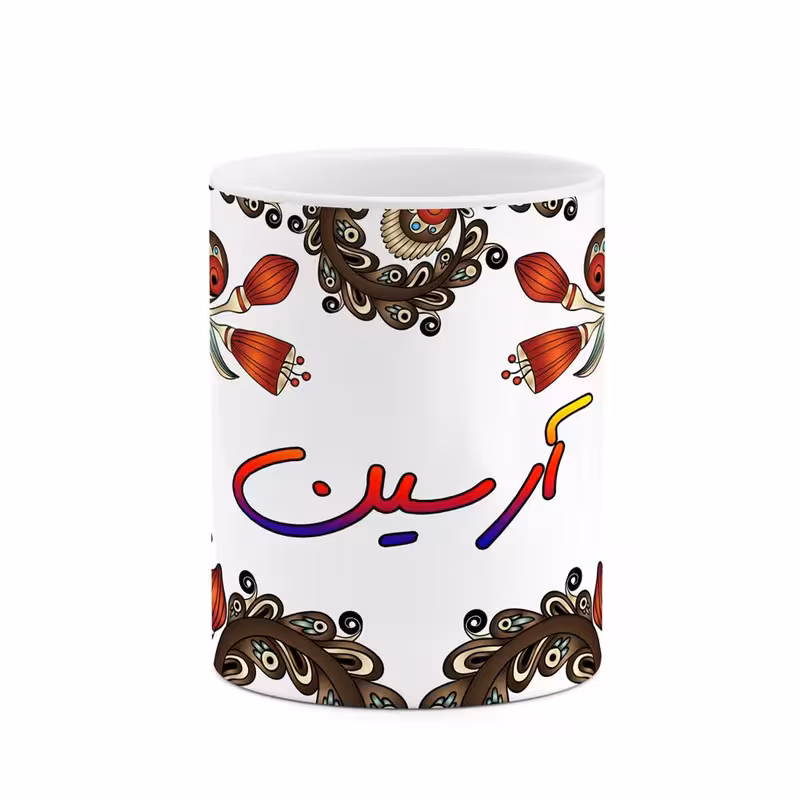 خرید ماگ-لیوان اسم آرسین سنتی گل و بته کد mgh43450