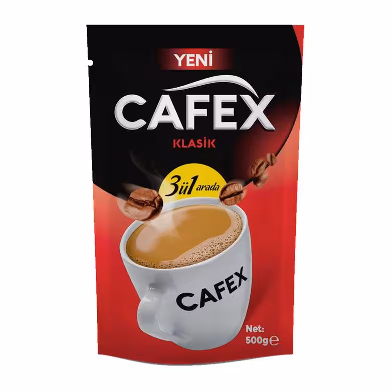 پودر قهوه فوری 3در1 کافکس سری کلاسیک وزن 500 گرم