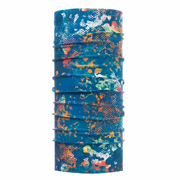 دستمال سر کوهنوردی ضد اشعه باف مدل AQUATIC CAMO TURQUOISE