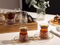 سرویس چای خوری 8 پارچه انگلیش هوم طرح natural flower