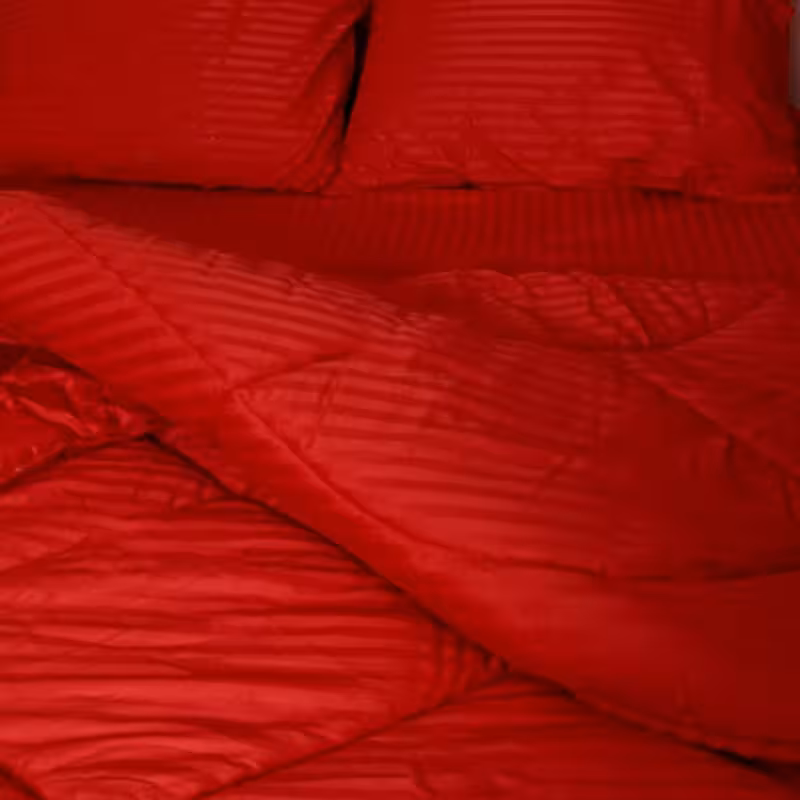 سرویس روتختی هتلی پنبه ای رنگ قرمز