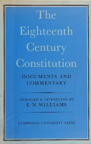 خرید و دانلود نسخه کامل کتاب The Eighteenth Century Constitution, 1688–1815: Documents and Commentary