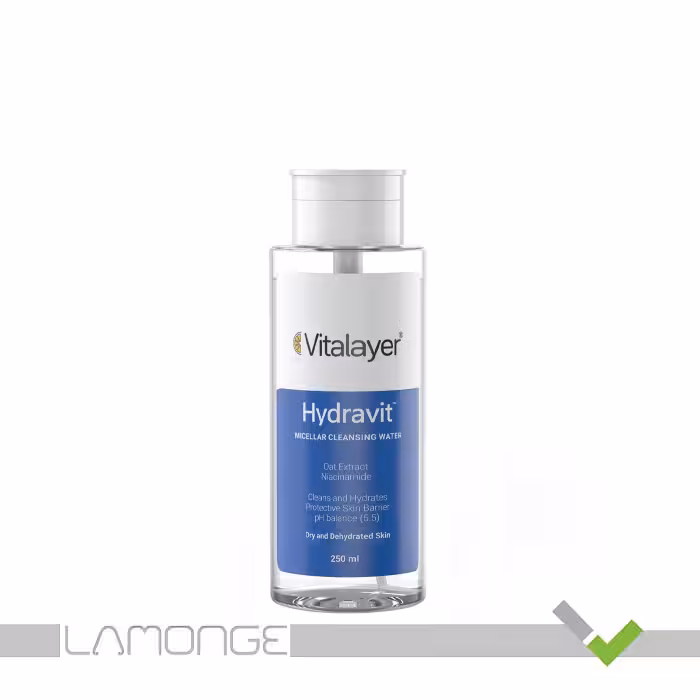 میسلار واتر ویتالیر مدل Hydravit مناسب پوست خشک حجم 250 میلی لیتر