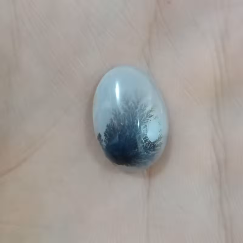 نگین عقیق شجر قائن مناسب برای انگشتر وگردن بنده 