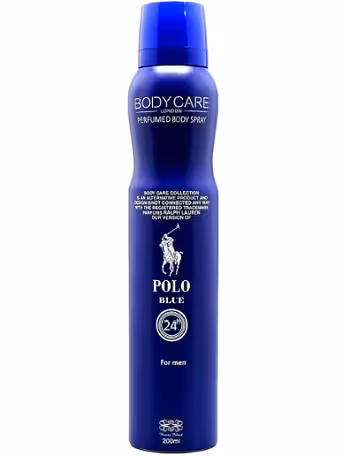 بادی کر اسپری بدن مردانه پلو آبی (Body Care Polo Blue Body Spray For Men 200 ml)