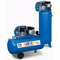 کمپرسور باد ، پمپ باد مدل 250 لیتری خوابیده ایتالیایی MOFID ( مفید ) ، 2 سیلندر ، 8 بار فشار، تکفاز Tkhi250 با گارانتی یکساله