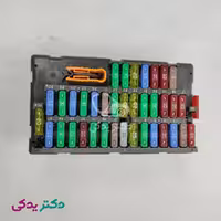 جعبه فیوز پژو پارس (پرشیا)، 405 و آریسان زیر جلو آمپر با فیوز (کامل) شرکتی ایساکو اصل 2080202999