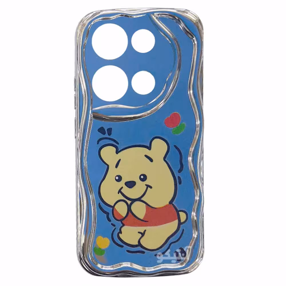قاب فانتزی کرومی عروسکی مناسب برای Xiaomi Note13 Pro-4G / Poco M6-کد2