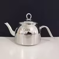 قوری استیل 1 لیتر قیطاسی کد 1076
