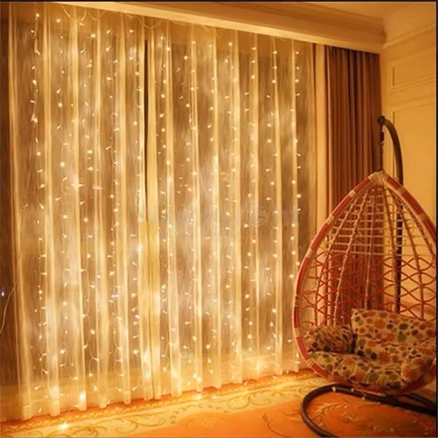 ریسه سوزنی LED پرده ای 3*3