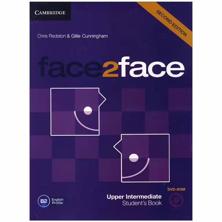 کتاب face 2 face upper intermediate 2ndفیس تو فیس اپراینترمدیت