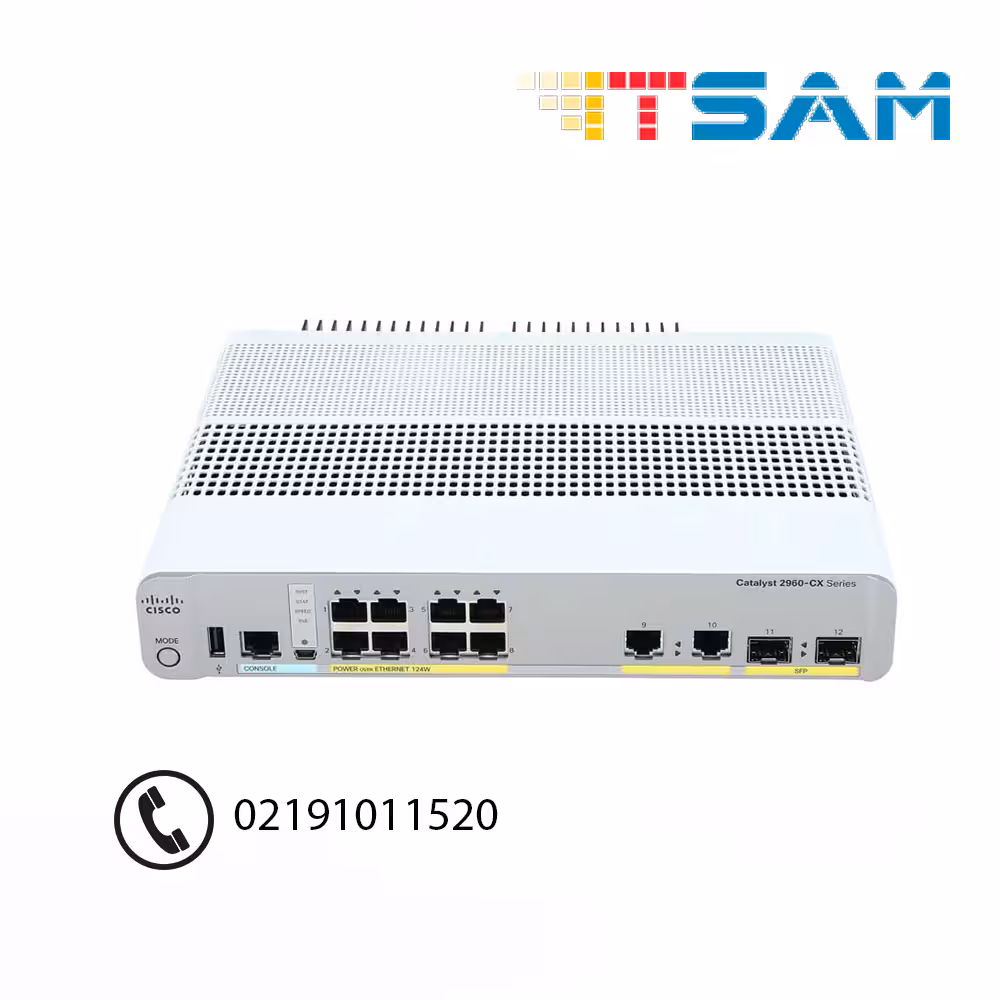 سوئیچ سیسکو مدل WS-C2960CX-8PC-L
