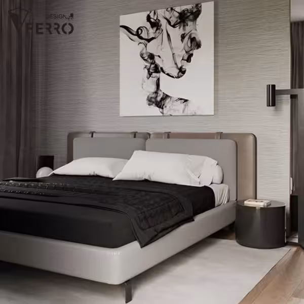 تخت خواب دو نفره مدل آوینا