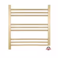 حوله خشک کن استیل طلایی 9 لول گرد