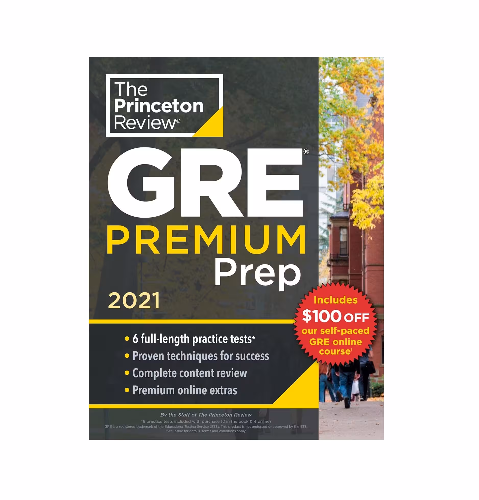 کتاب Princeton Review GRE Premium Prep 2021 پرینستون ریویو جی ار ای پریمیوم پریپ