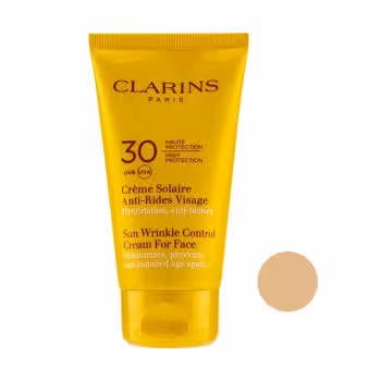 کرم ضد آفتاب کلارنس مدل Wrinkle Control حجم 75 میلی لیتر
