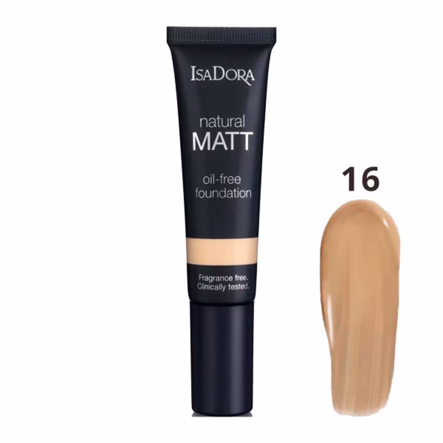 کرم پودر ایزادورا شماره 16 مدل Natural Matt | IsaDora Natural Matt Foundation