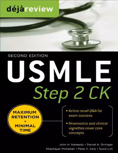 خرید و دانلود نسخه کامل کتاب Deja Review USMLE Step 2 CK , Second Edition