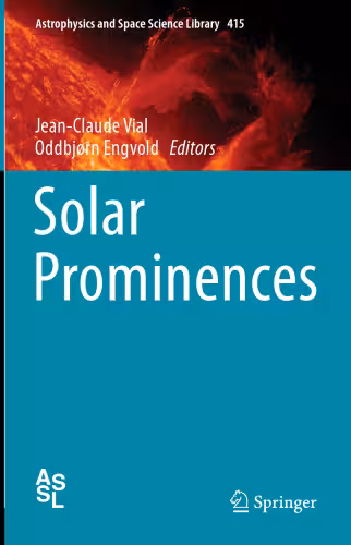 خرید و دانلود نسخه کامل کتاب Solar Prominences