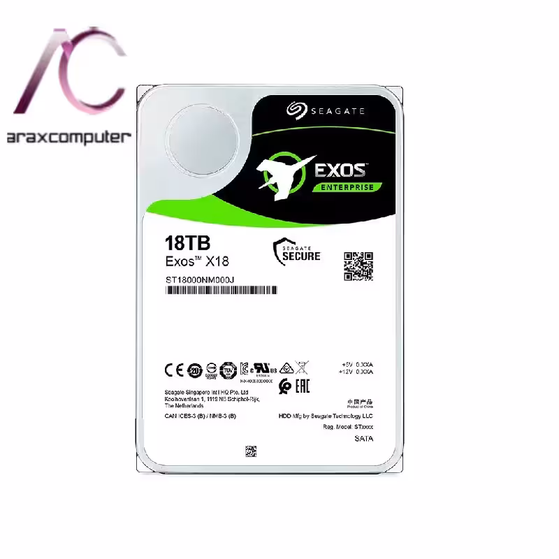هارد دیسک اینترنال سیگیت مدل SEAGATE EXOS-X18 18TB
