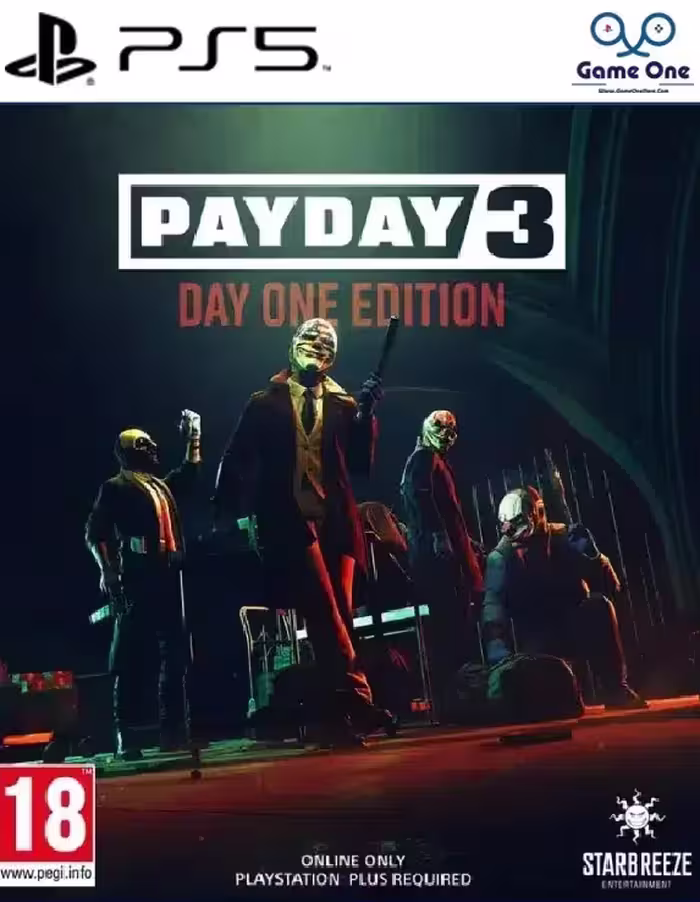 بازی Payday 3 نسخه Day One برای PS5