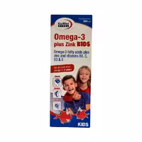 Omega Plus Zink Kids  Eurho Vital امگا3 پلاس زینک کیدز یوروویتال