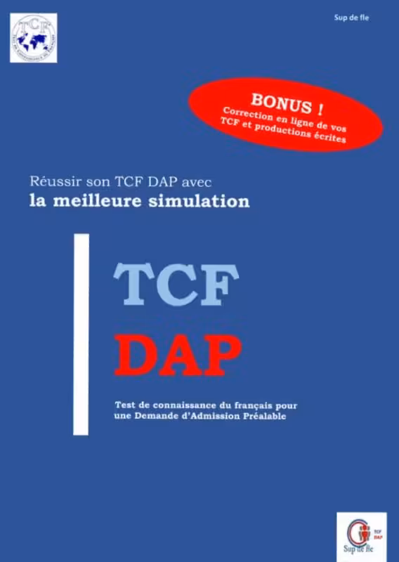 خرید کتاب TCF DAP: Réussir son TCF DAP avec la meilleure simulation!
