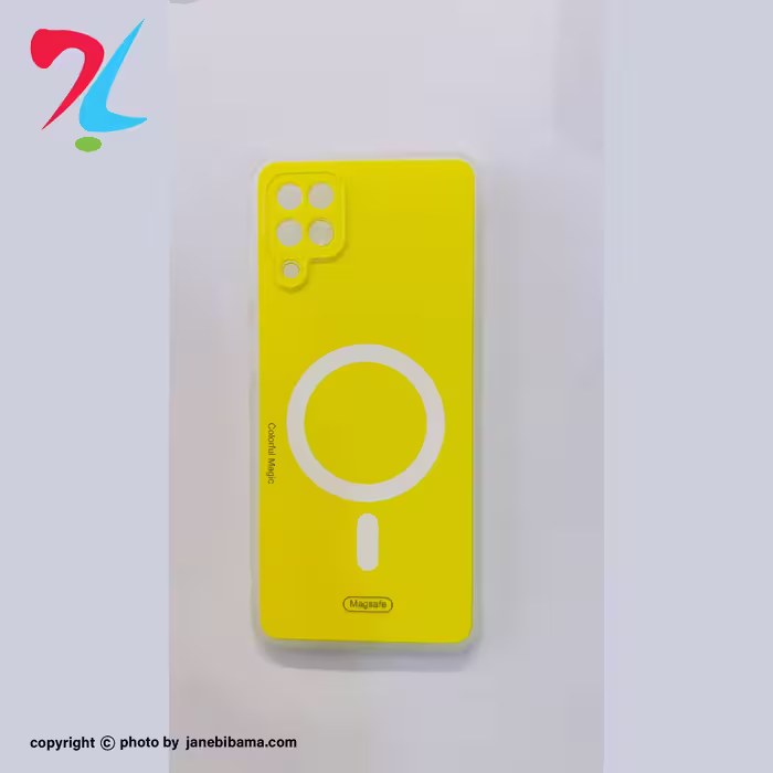 کاور مدل مگ سیف مات مناسب برای موبایل سامسونگ GALAXY a12 -زرد