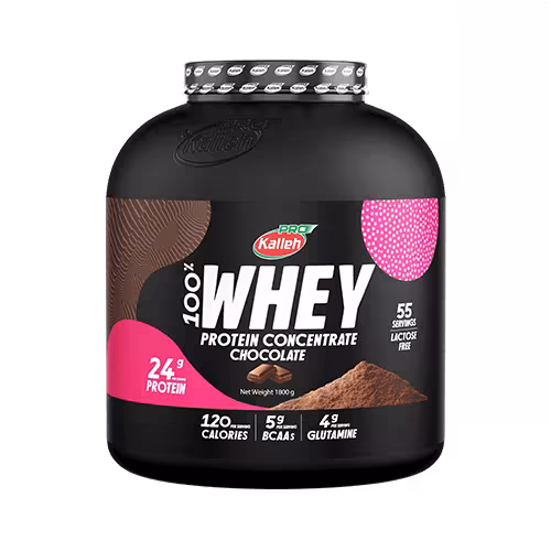 پروتئین وی کاله شکلاتی Kalleh Pro Whey Protein Powde 1800 g