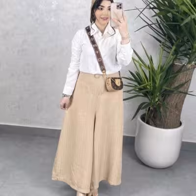 دامن شلواری سگک دار