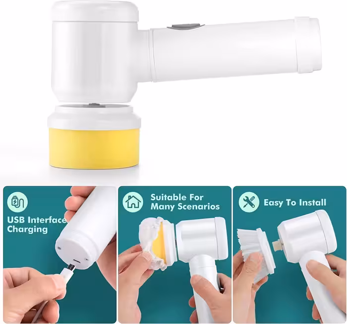 مجیک براش شارژی شستشو و نظافت سطوح سینک و کاشی سرامیک